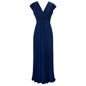 Sophia Maxi Dress In Navy Blue