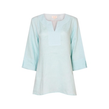 Lifestyle Linen Top Linen Sky Blue