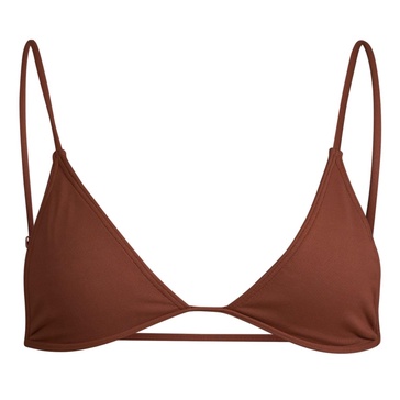 Lucid Bijou Bikini Top - Skinny Dip Brown