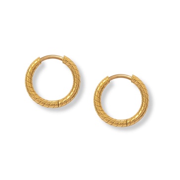 Gold Seren Hoops