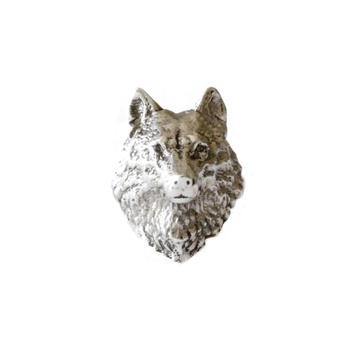 Wolf Lapel Pin – Silver