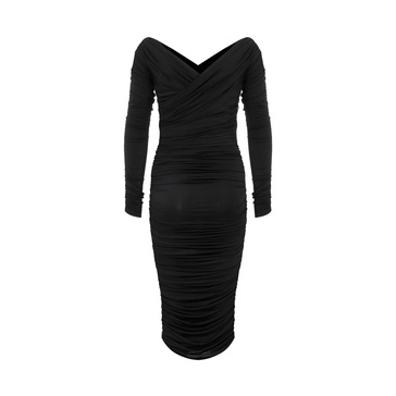 Jilou Draped  Jarsey Midi Dress