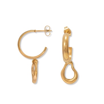 Gold Ava Hoops