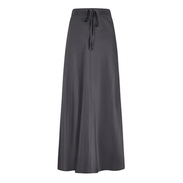 Ella Silk Skirt - Black