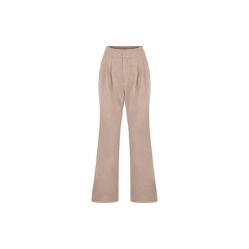 Tina Wool Trousers In Beige