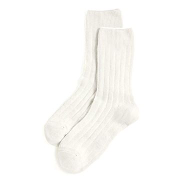 Lux Cashmere Socks - Ivory