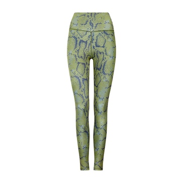 High Rise Legging - Olive Snake