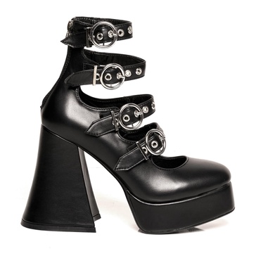 Interstellar Platform Heels In Black