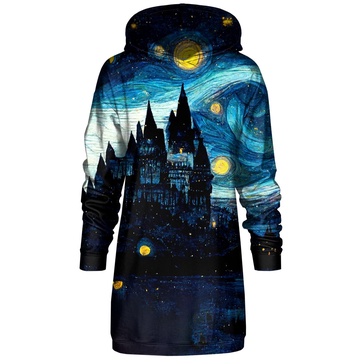 Blue Night Hoodie Oversize Dress