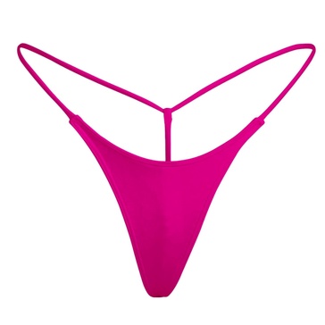 G Money Thong Bikini Bottom - Grenada Hot Pink