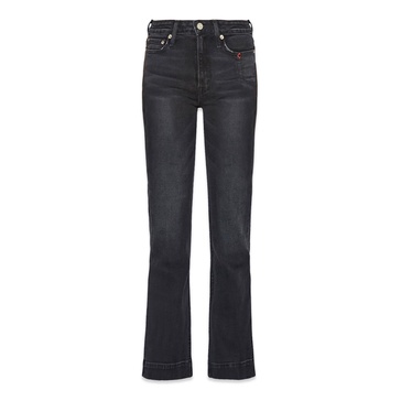 Farrah Utility Pocket Kick Flare Jeans In Dusky