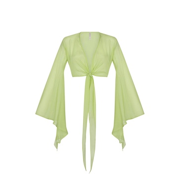 Verde Beach Tie Blouse