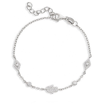 Eina Hamsa Hand & Evil Eye Bracelet | Sterling Silver