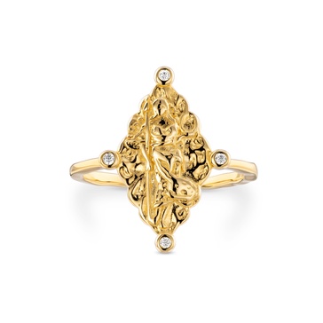 Goddess Selena Ring - Gold