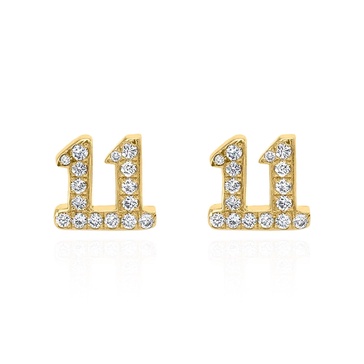 Laila Stud Earrings | Gold Plated