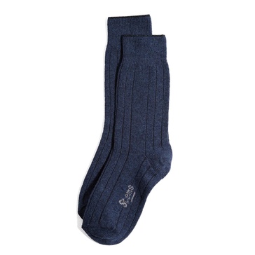 Lux Cashmere Socks - Navy