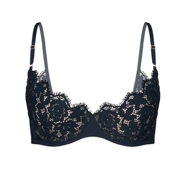 Frisson Scoop Demi Bra Black