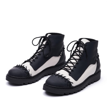 Black & White High Top Sneakers