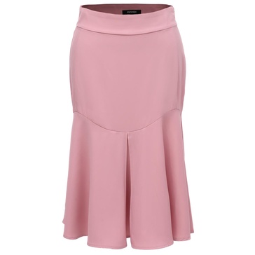 Wide Ruffle Skirt - Pink