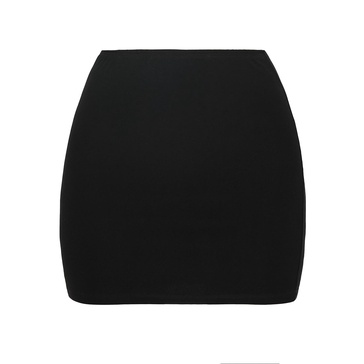 Sleek Elastic Mini Skirt