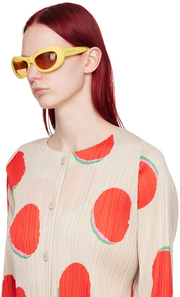 Yellow RETROSUPERFUTURE Edition Field Of Rushes Sunglasses