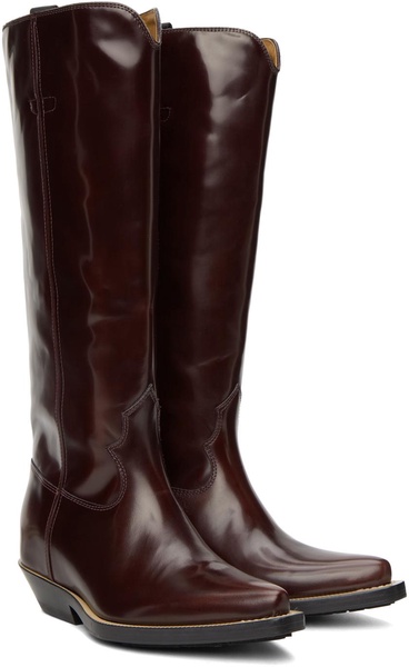 Burgundy Nellie Boots