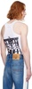 White Trompe-L'oeil Tank Top