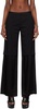 Black Split Level Trousers