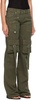 Khaki Cinch Strap Cargo Pants