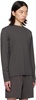 Gray Lightweight Cordura Training Long Sleeve T-Shirt