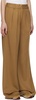 Brown Shelly Wide-Leg Trousers