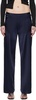 Navy Bias Trousers