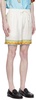 White Afro Cubism 'Tennis Club' Shorts