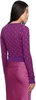 Purple Moon Jacquard Cardigan