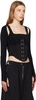 Black Paneled Corset