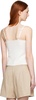 White Jacinta Tank Top