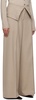 Beige Tailored Trousers