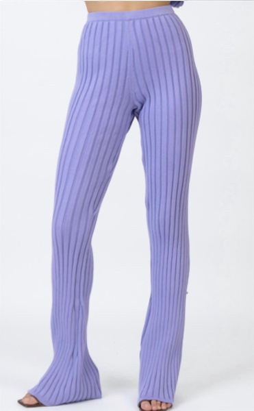 obelia knit pant in blue