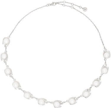 Silver Pearl Spark Choker