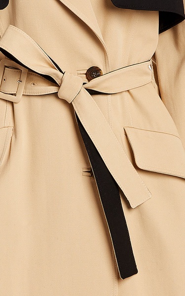 Paige Belted Cotton Trench Coat