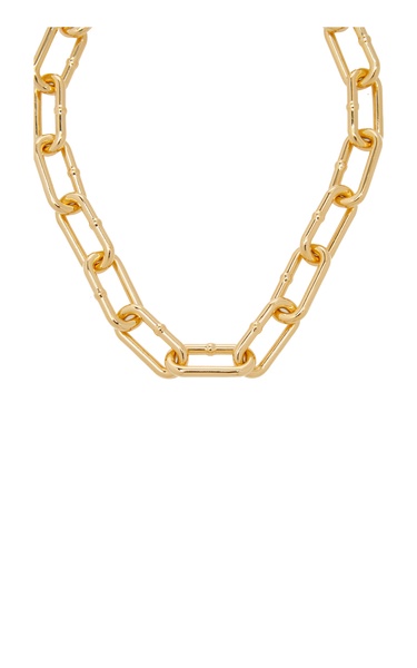 18K Gold-Plated Chain-Link Necklace