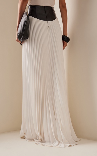 Laurel Pleated Maxi Skirt