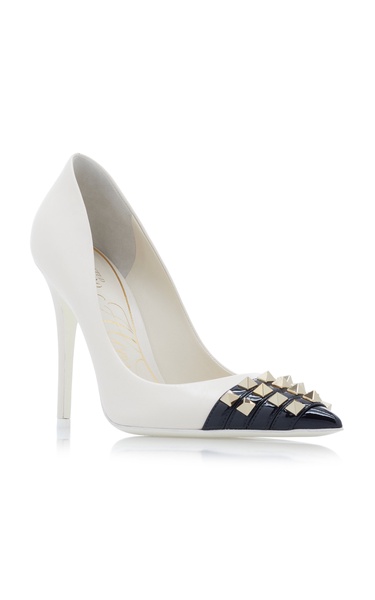 Valentino Garavani Rockstud Alcove Leather Pumps