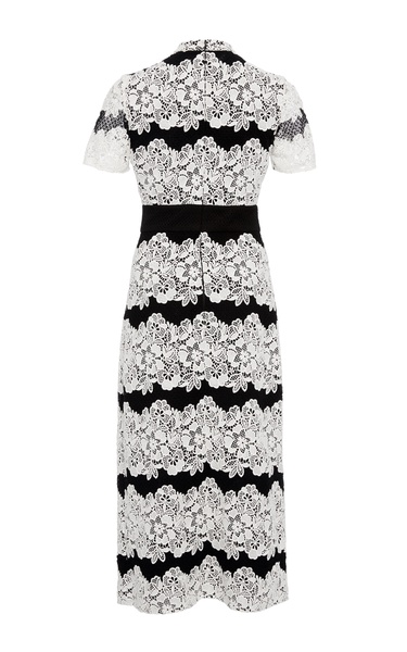 Two Toned Chantilly Lace Dress 