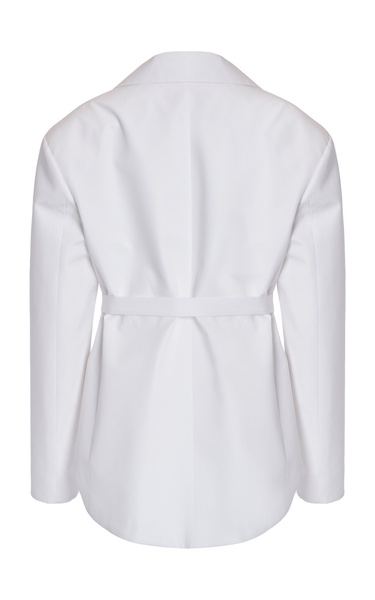 Belted Cotton Poplin Jacket