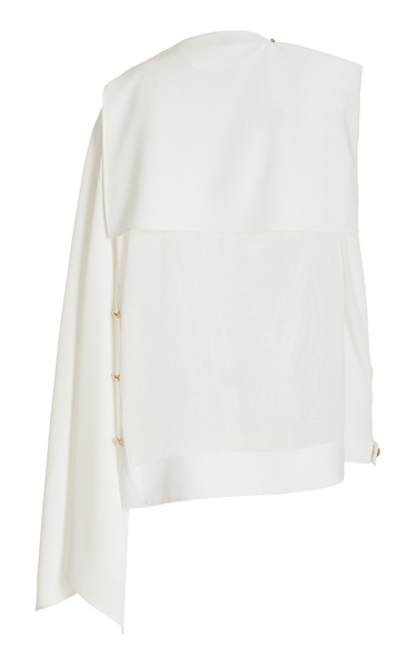 Draped Chiffon Top