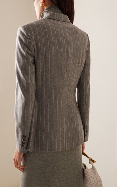 Safford Double-Breasted Wool Blazer