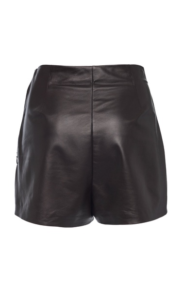 Leather Mini Shorts