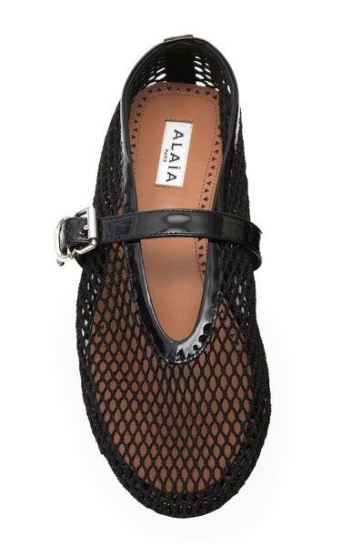 Mesh Mary Jane Flats