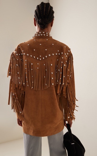 Fenzy Fringed Suede Jacket